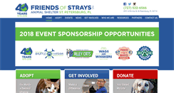 Desktop Screenshot of friendsofstrays.com